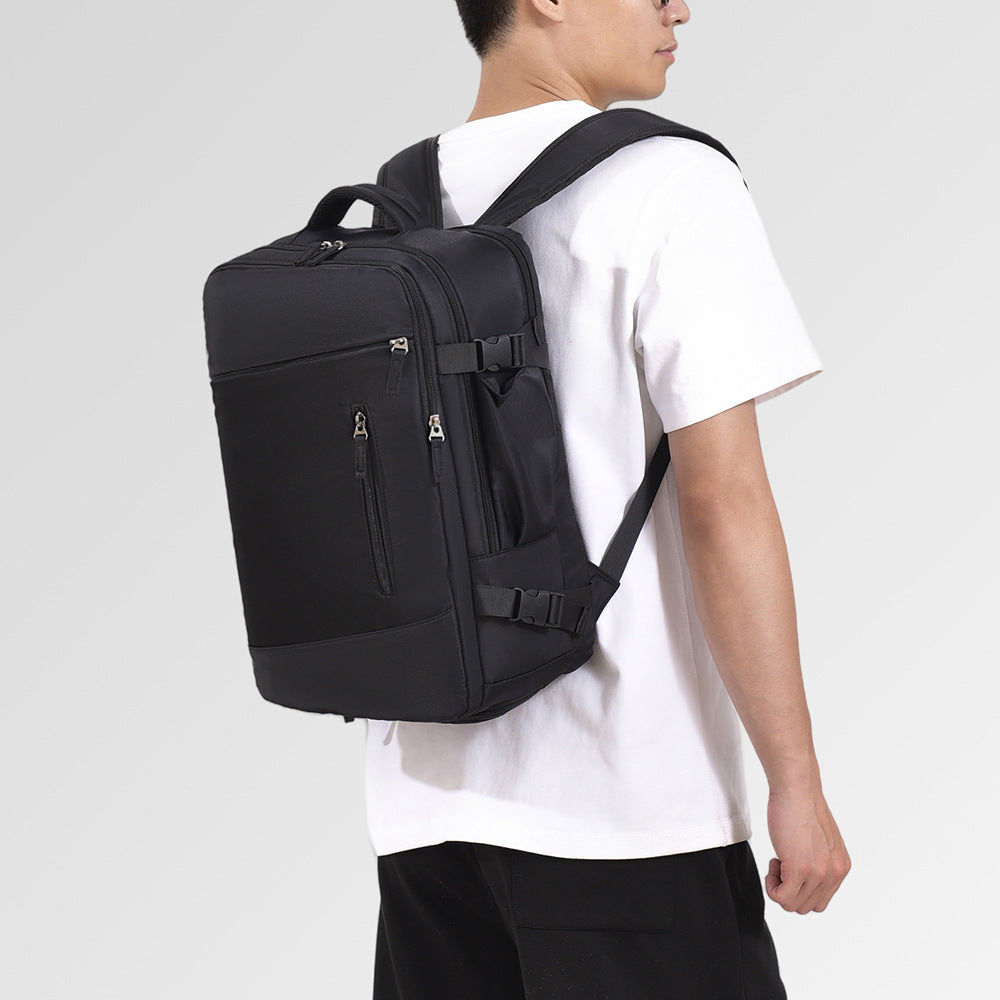 Versatile, ergonomic laptop backpack with intelligent compartment system