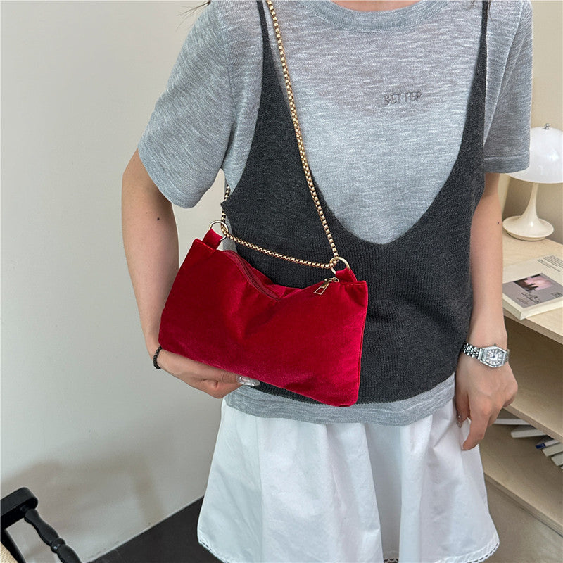 WoElegant Velvet Clutch Bag