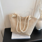 Chic Handwoven Beach Tote Bag