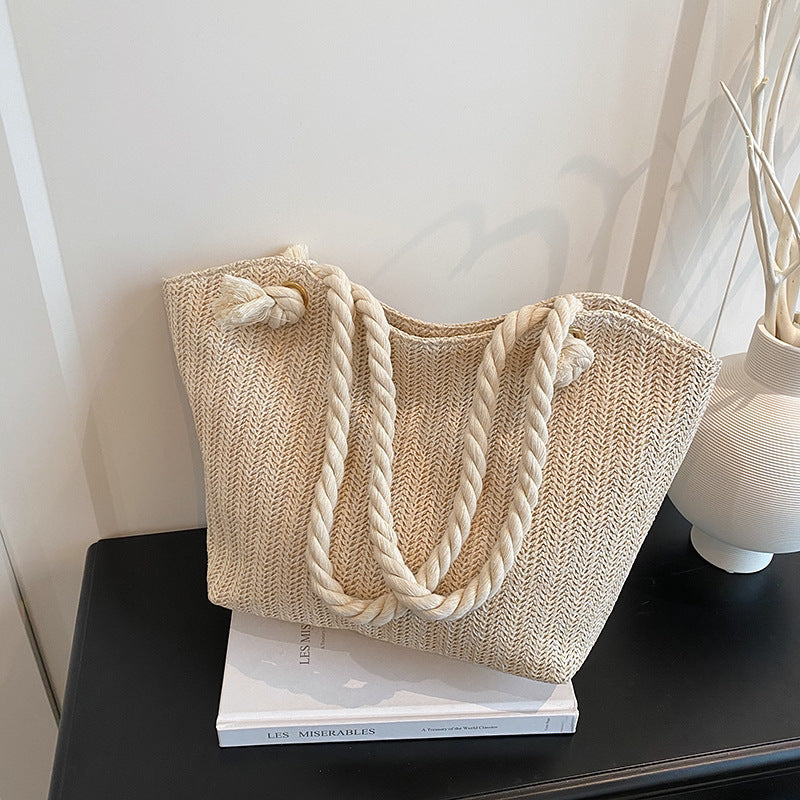 Chic Handwoven Beach Tote Bag