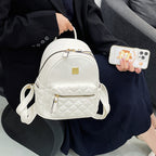 Quilted Leather Mini Backpack