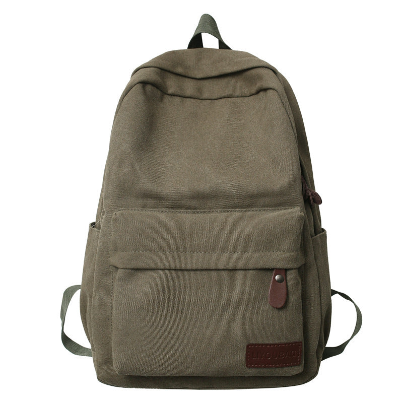 Canvas School Backpack