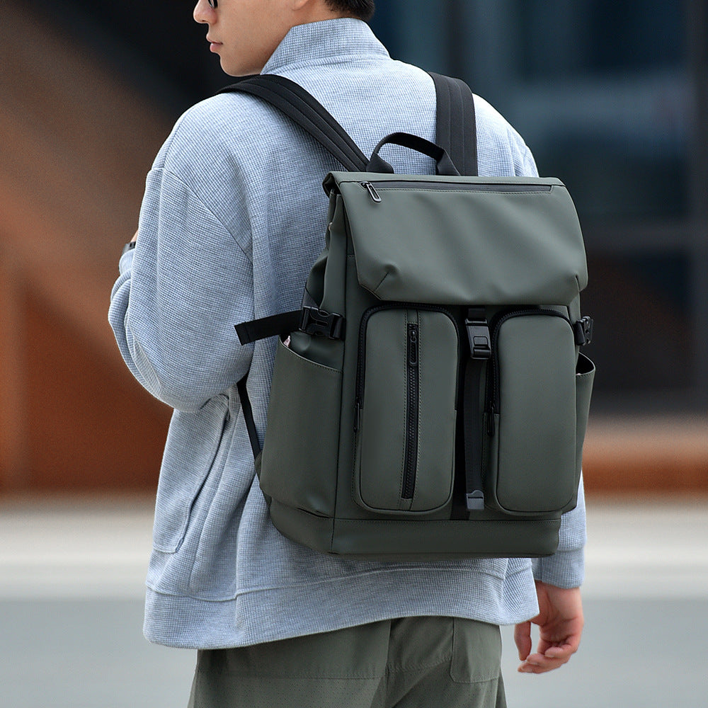 High-Capacity Waterproof Commuter Backpack