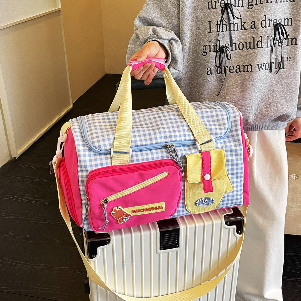 Multi-Pocket Sports Travel Duffle