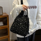 Cord Backpack with Playful Designs
