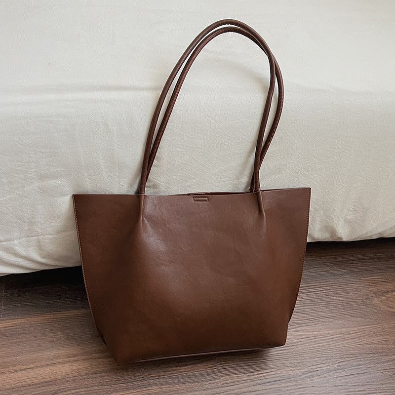 Ladies elegant Glamour Tote-Bag made of high-quality leather-https://detail.1688.com/offer/1027108156154.html-Calm Wears-Black-Size: without pendant-Calm Wears