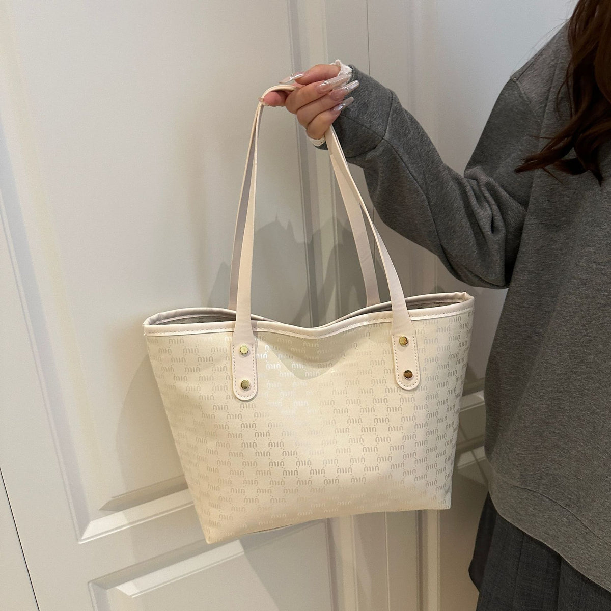 Classic Textured Tote Bag