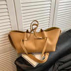 WoChic Minimalist Bow Tote Bag