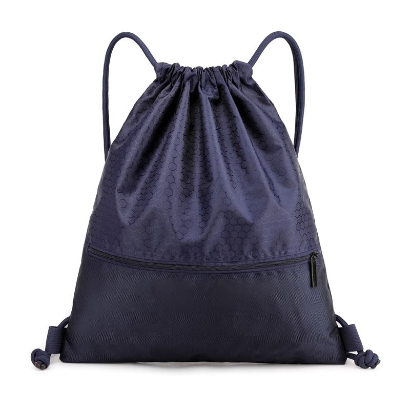 Honeycomb Patterned Drawstring Gym Bag Calm Wears