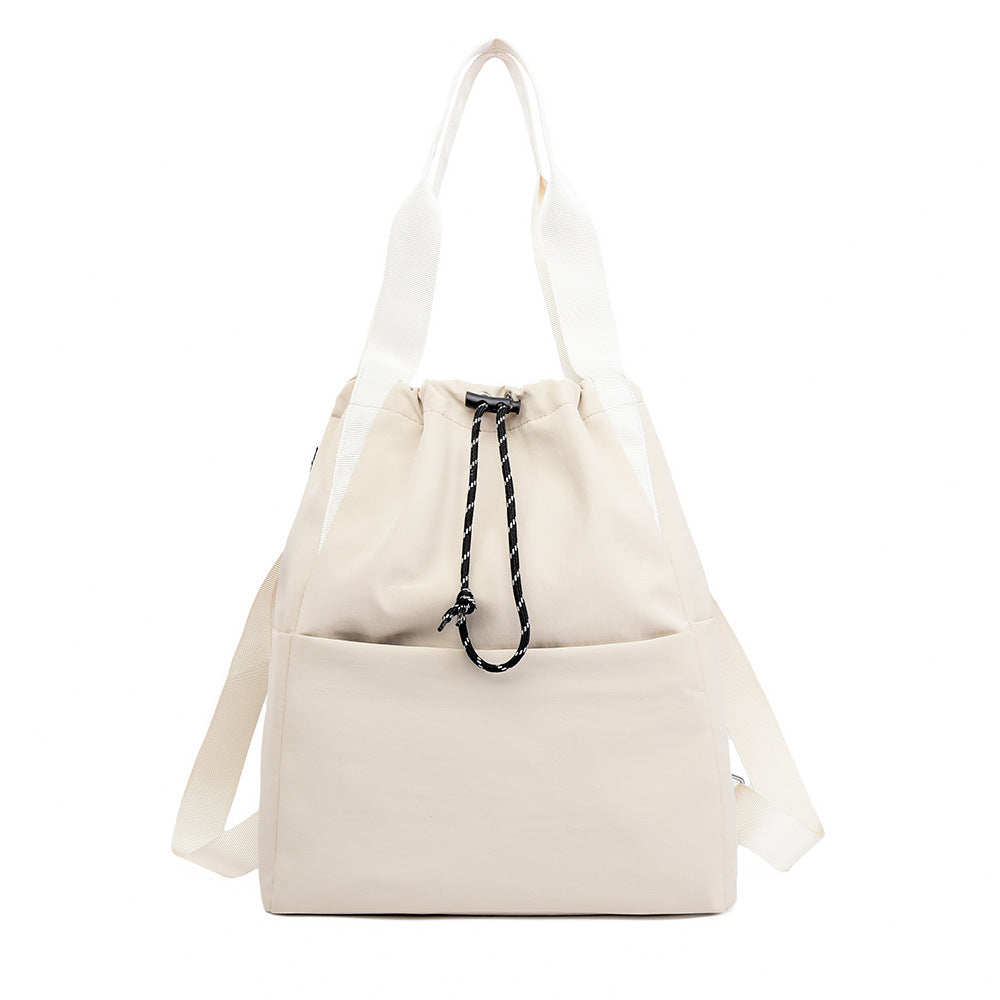 Fashionable Drawstring Tote Bag Calm Wears