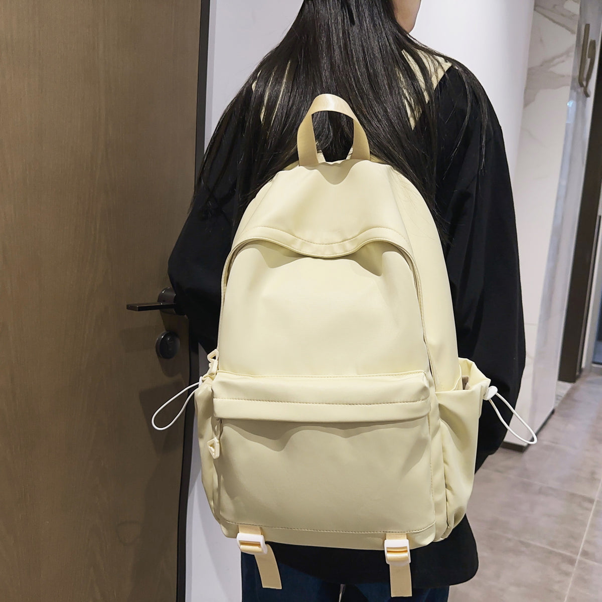 Backpack with Practical Accessory Compartments