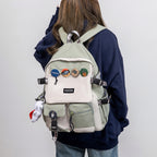 More modern backpack with versatile compartments and creative applications