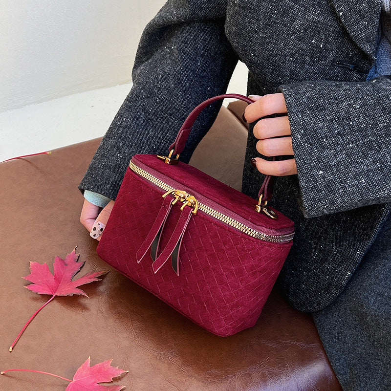Women's structured shoulder bag with detachable carrying strap-https://detail.1688.com/offer/991205475766.html-Calm Wears-Braun-nothing-Calm Wears