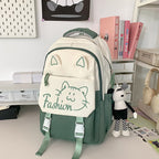 Backpack with Cute Cat Ears and Practical Compartments