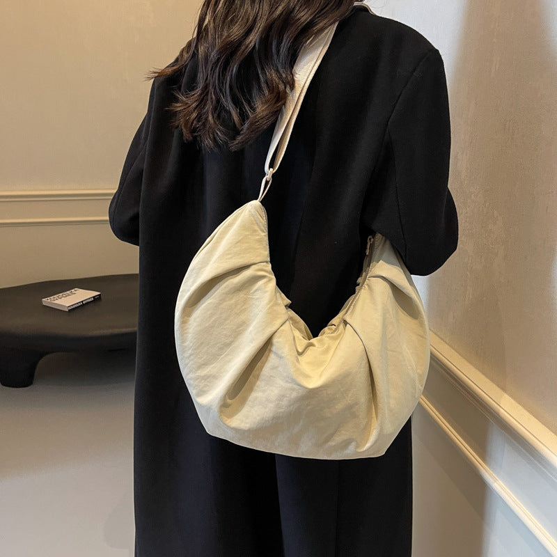 Pleated Fashion Shoulder Bag Calm Wears