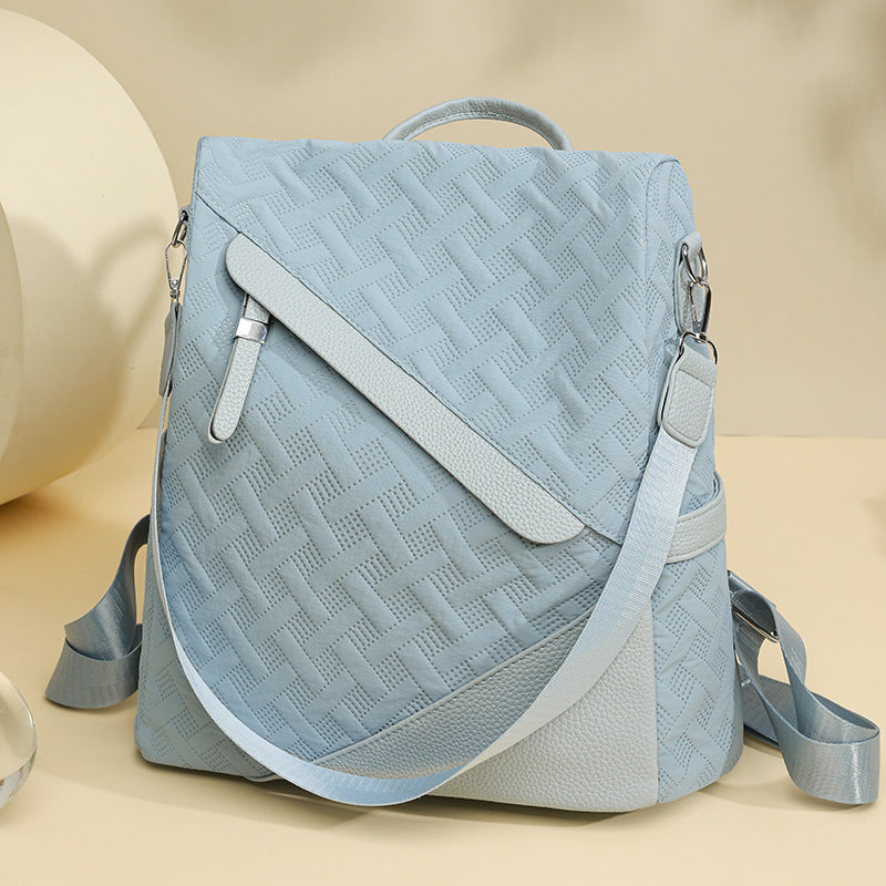 Elegant Textured Leather Backpack
