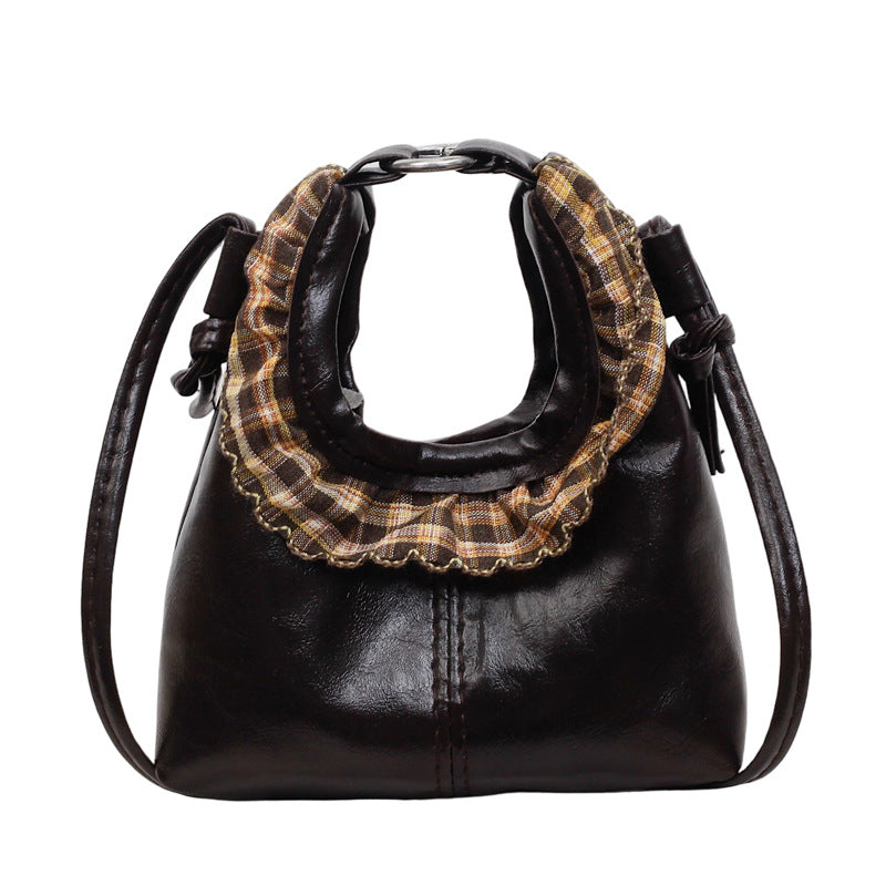 Stylish Handcrafted Leather Bucket Bag