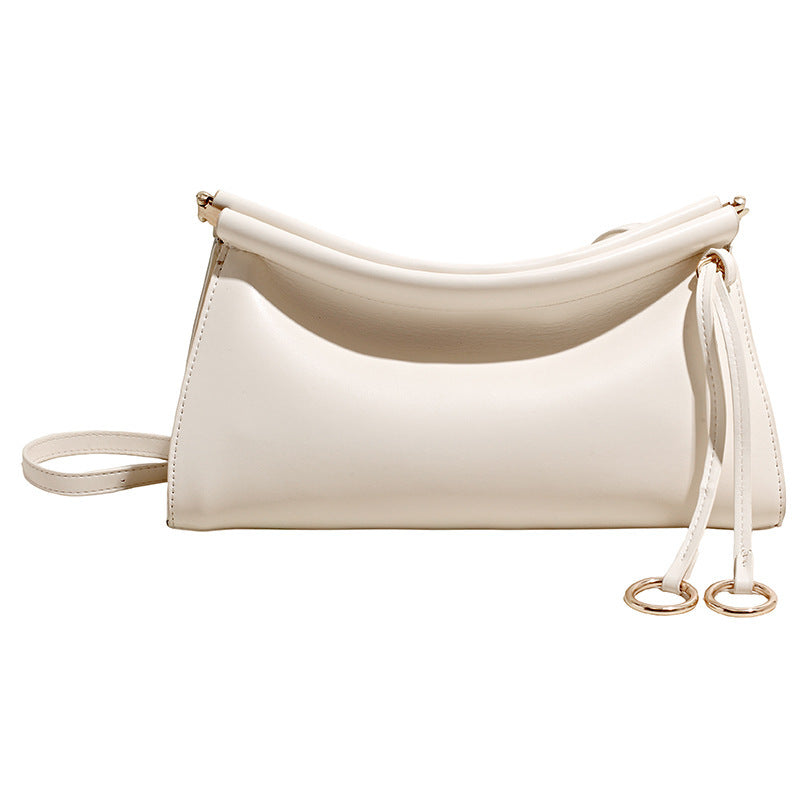 Women's elegant shoulder bag with modern, curved design-https://detail.1688.com/offer/1001779727982.html-Calm Wears-White-nothing-Calm Wears