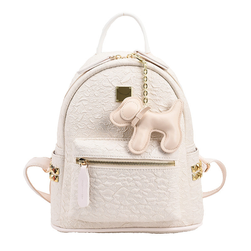 Textured Mini Backpack