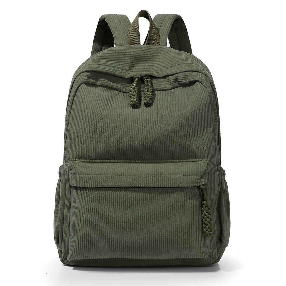 Textured Corduroy Backpack