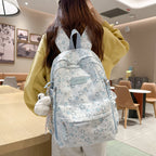 Star-Patterned Lightweight Backpack