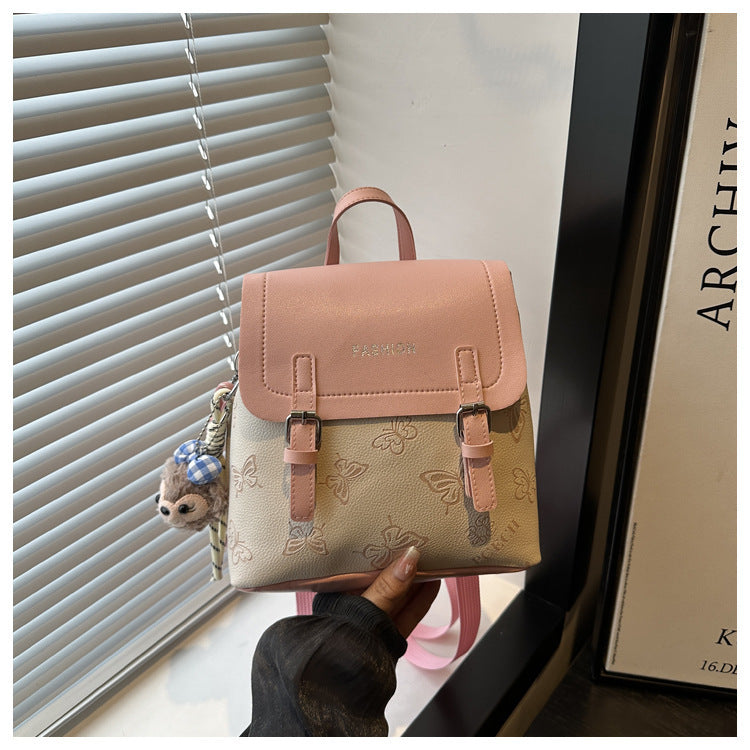 Stylish Butterfly Pattern Mini Backpack