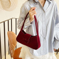 Elegant Bow-Detail Velvet Handbag