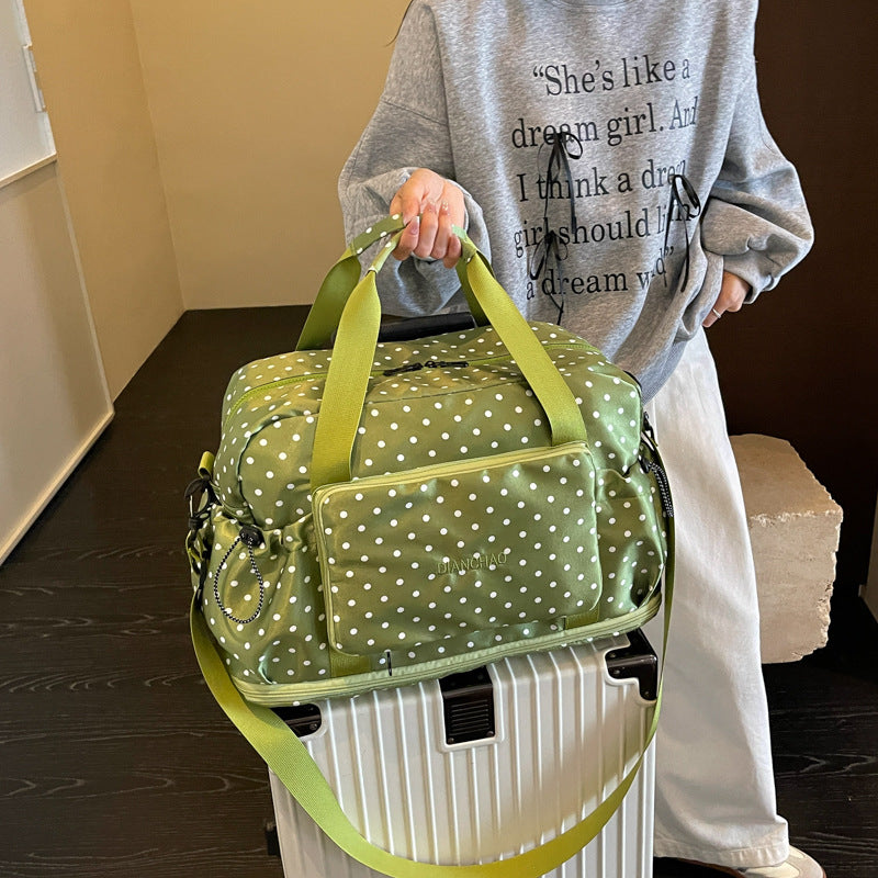 Polka Dot Multi-Purpose Travel Duffel Bag