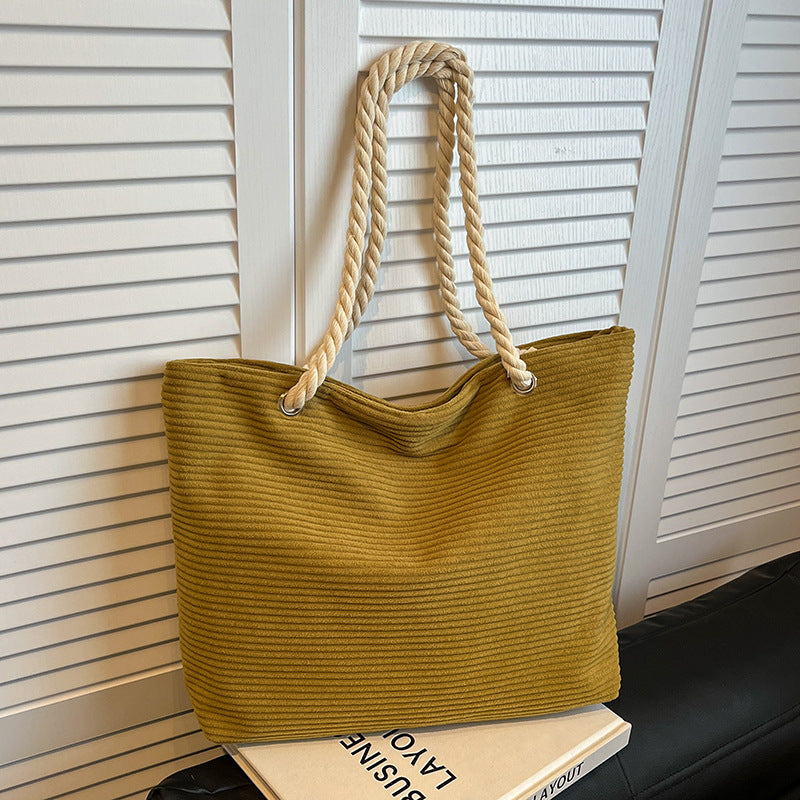 Stylish Textured Beach Tote Calm Wears
