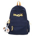 Casual Music-Themed Backpack