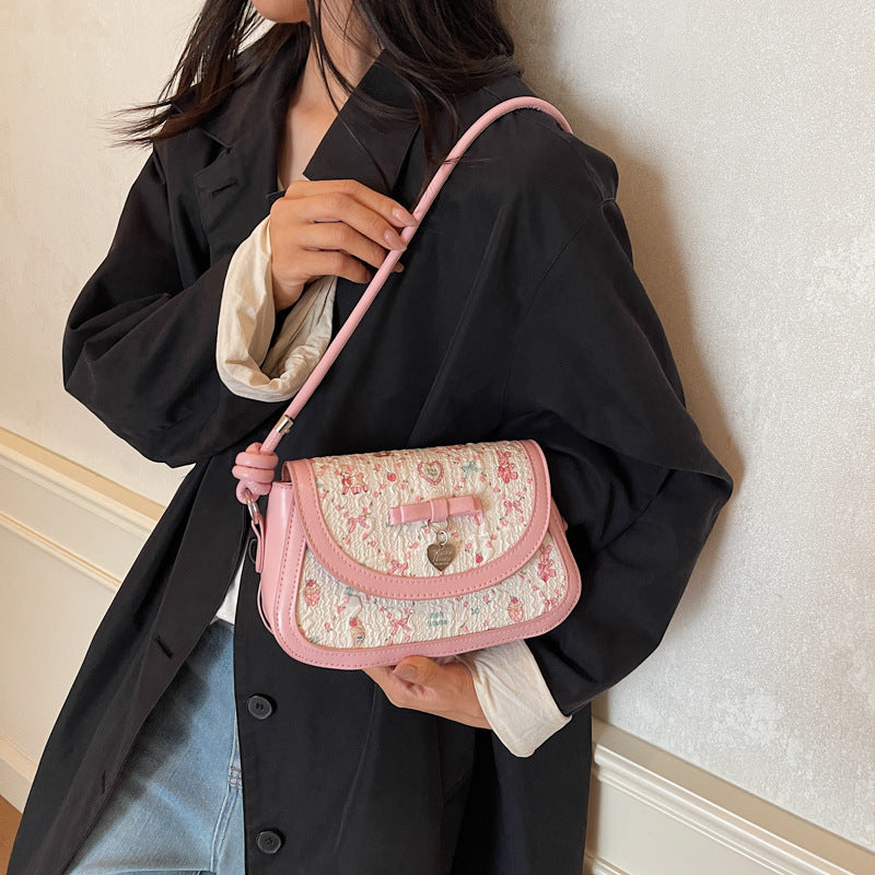 Playful Illustrated Mini Handbag