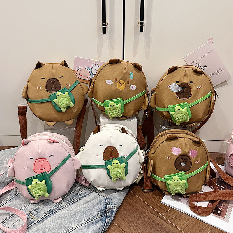 Plush Shoulder Bag in Animal Design