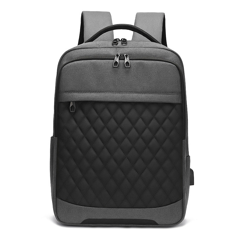 Stylish Quilted Laptop Backpack Calm Wears