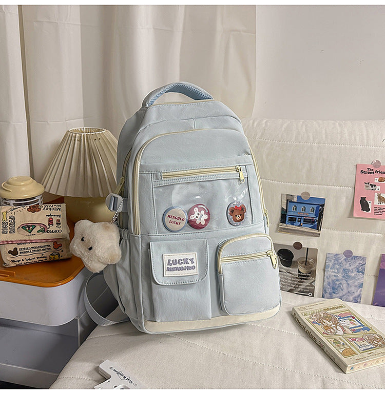 Stylish Utility School Backpack-https://detail.1688.com/offer/1034864273964.html-Calm Wears-Blue-Calm Wears