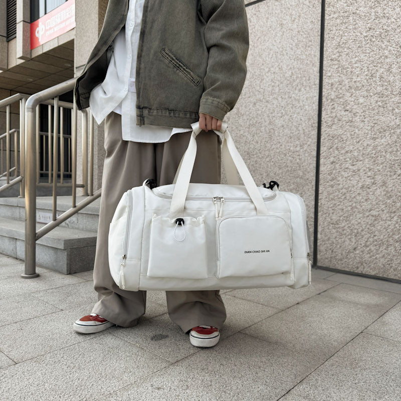 Multi-Compartment Travel Duffle Bag