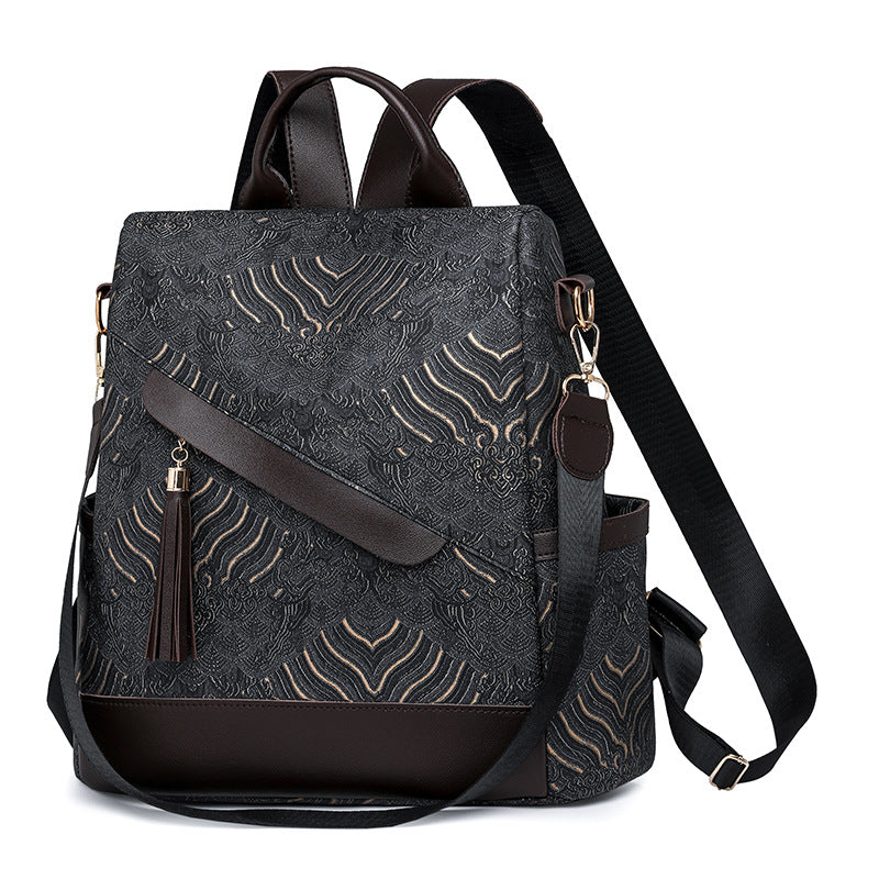 Elegant Quilted Backpack