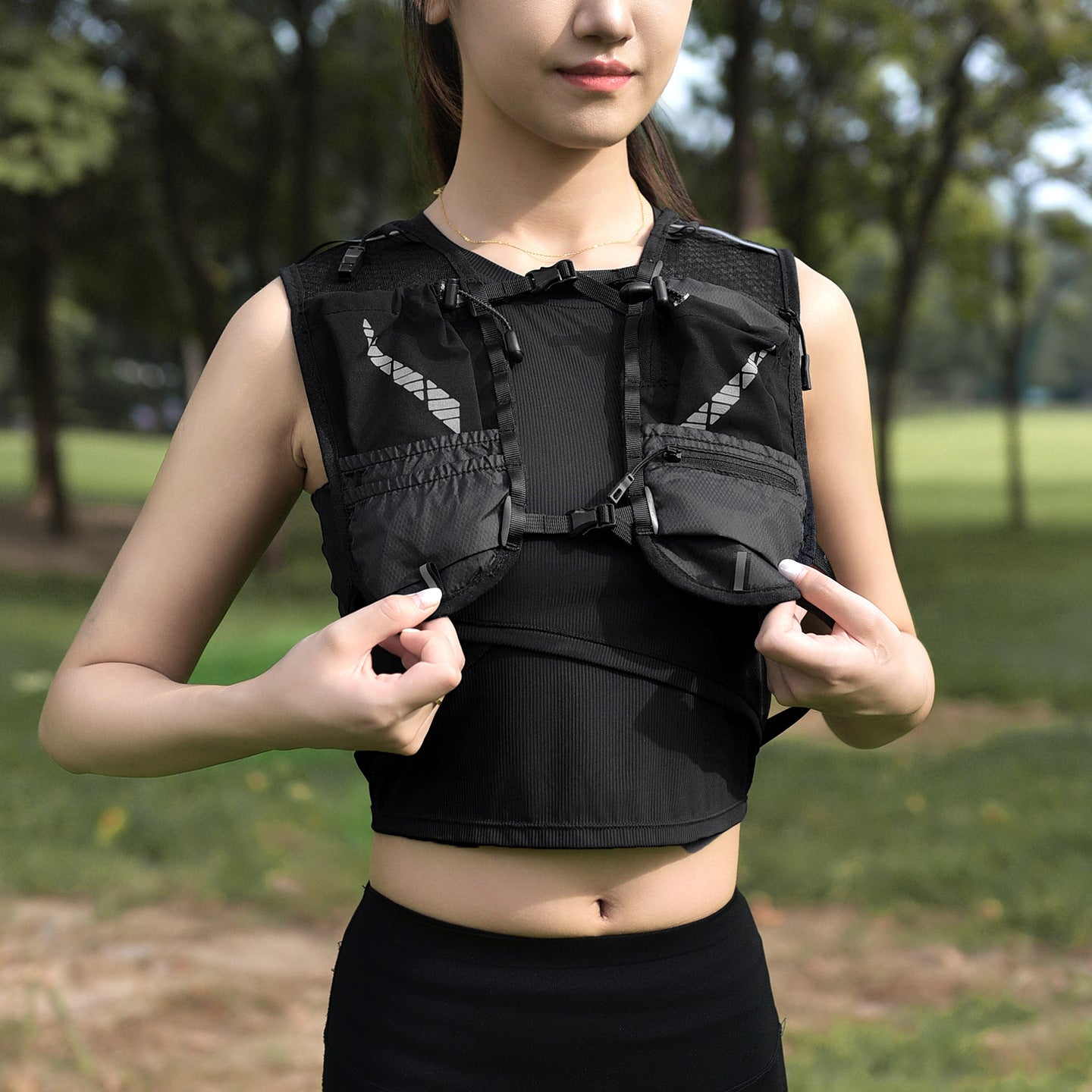 Hydration Pack with Adjustable Bladder System