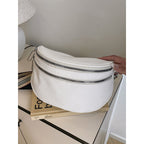 WoChic Dual-Zipper Crossbody Bag