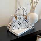 WoChic Polka Dot Handheld Satchel Bag