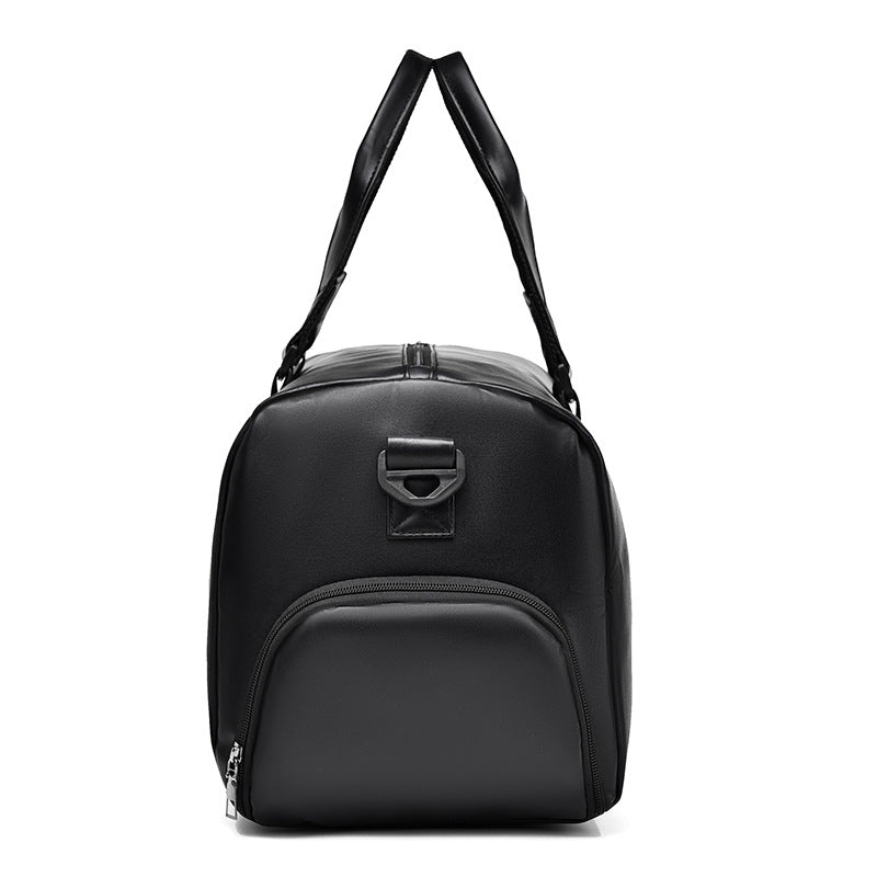 Premium Leather Weekender Duffel Bag