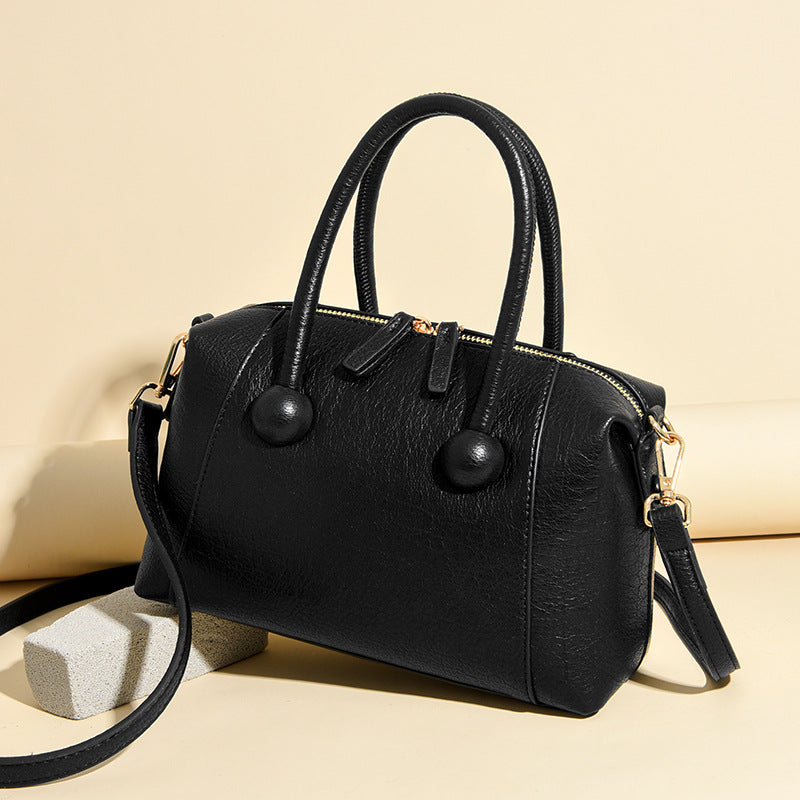 Stylish Textured Handheld Satchel
