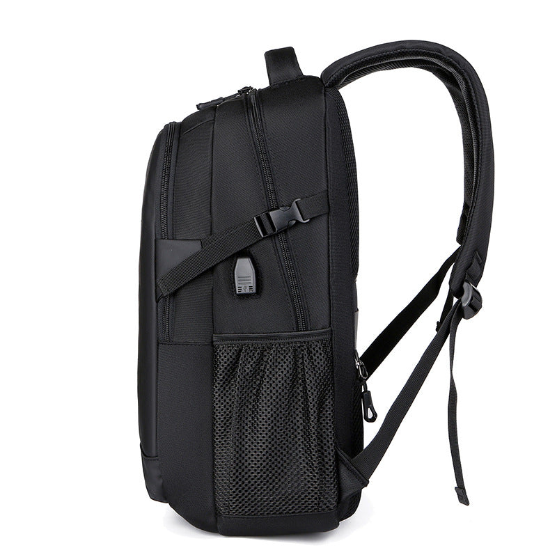Backpack with Water-Repellent Material and Padded Laptop Compartment