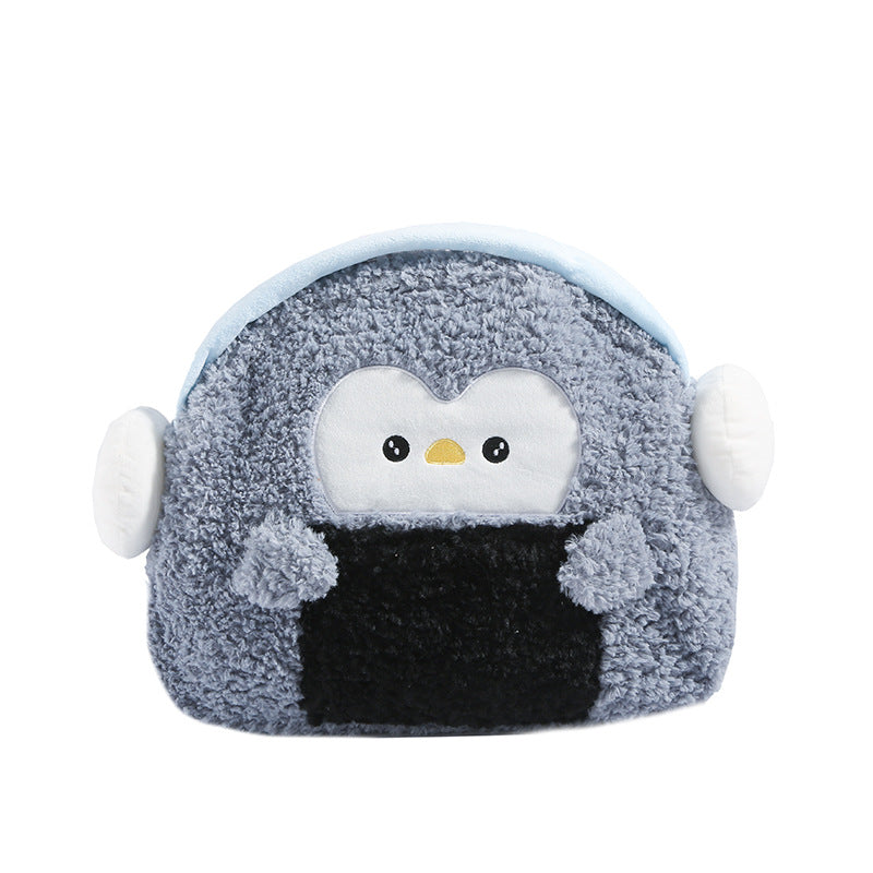 Plush Bag in Penguin Design
