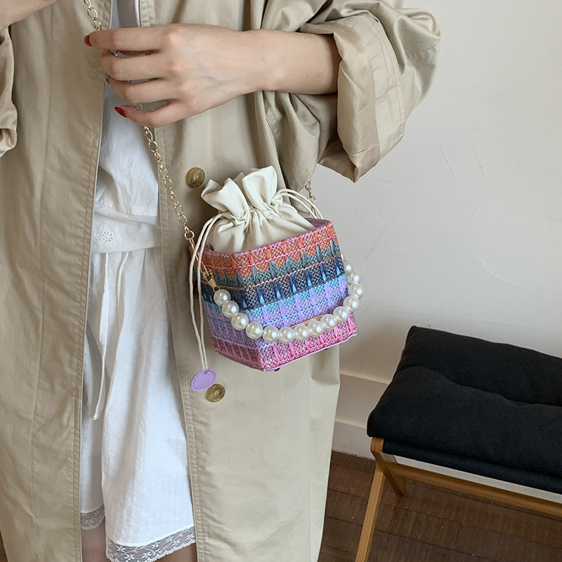 Charming Mini Drawstring Shoulder Bag
