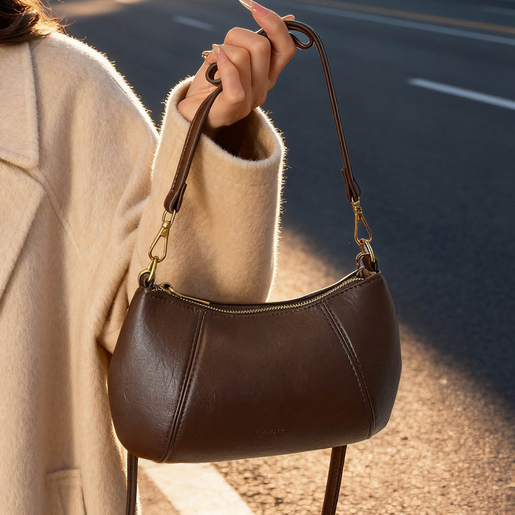 Ladies elegant shoulder bag with stylish design-https://detail.1688.com/offer/994009384246.html-Calm Wears-Braun-nothing-Calm Wears