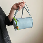 Women's Shoulder Bag made of high-quality synthetic leather with colorful drawstring-https://detail.1688.com/offer/911119504031.html-Calm Wears-Black-nothing-Calm Wears