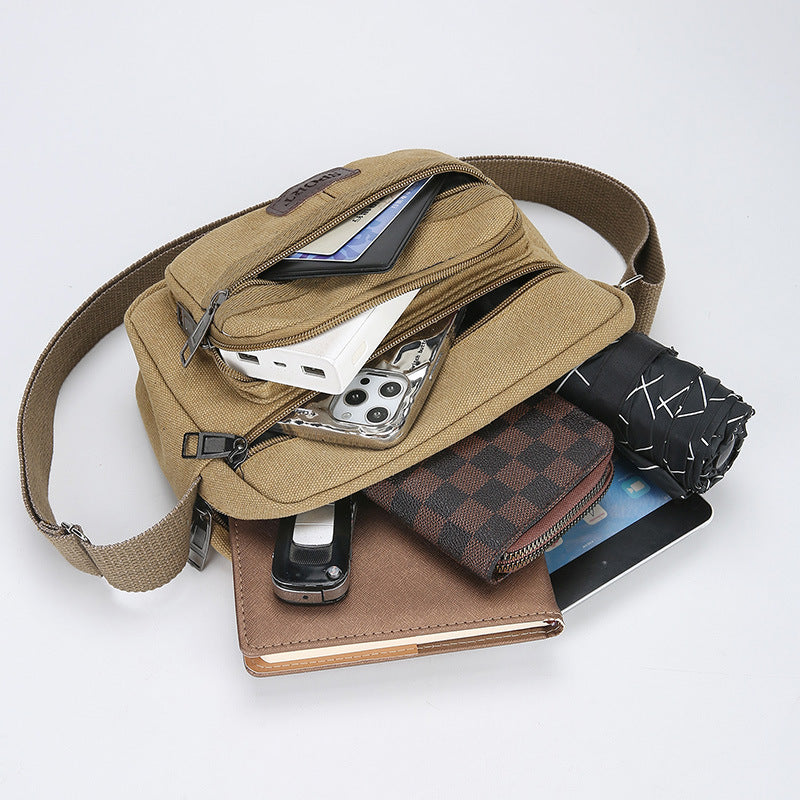 Versatile Multi-Pocket Sling Bag