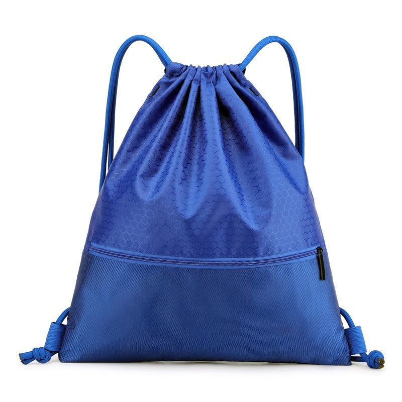 Honeycomb Patterned Drawstring Gym Bag Calm Wears