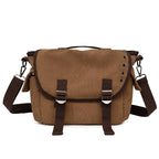Canvas Crossbody Satchel Bag