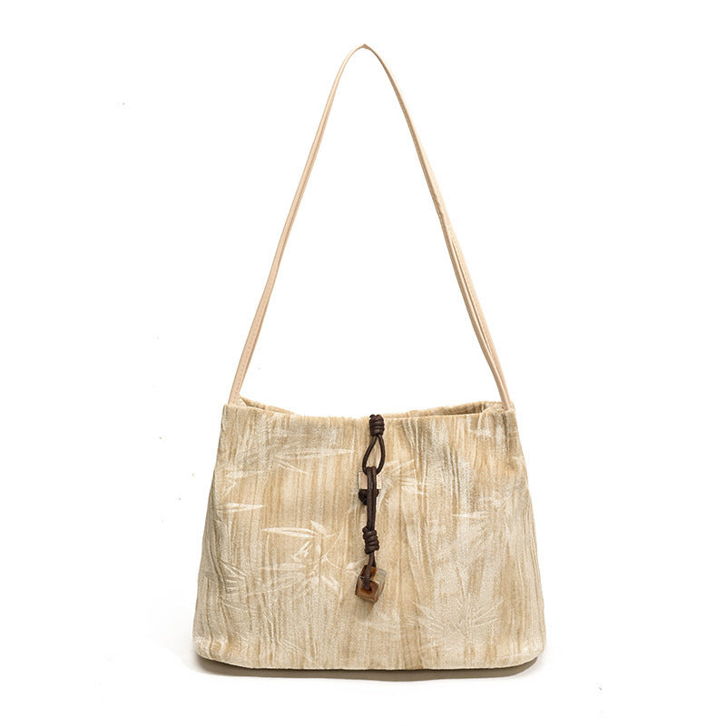 Chic Textured Handheld Tote Bag